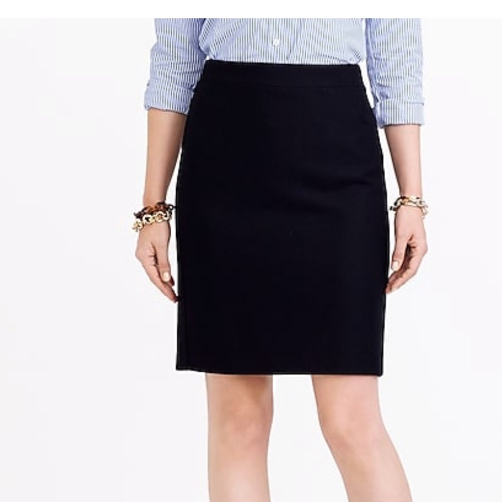 Jcrew wool pencil skirt